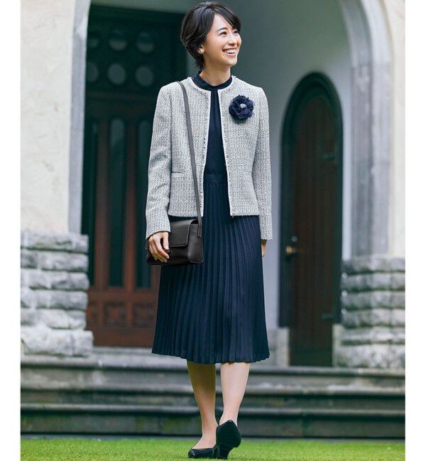 23区「【洗える】クリスタルアムンゼン ウエスト切り替え ワンピース」|ワンピース|