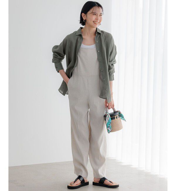 23区「【新色追加/見上愛さん着用】オーガニック コットンリブ タンクトップ」|タンクトップ|