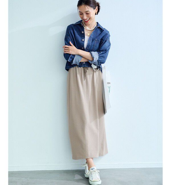 23区「【新色追加/見上愛さん着用】オーガニック コットンリブ タンクトップ」|タンクトップ|