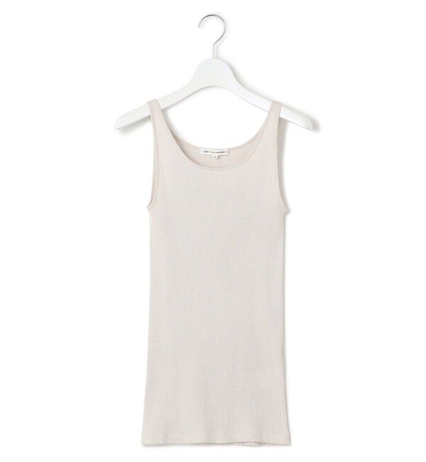 23区「【新色追加/見上愛さん着用】オーガニック コットンリブ タンクトップ」|タンクトップ|