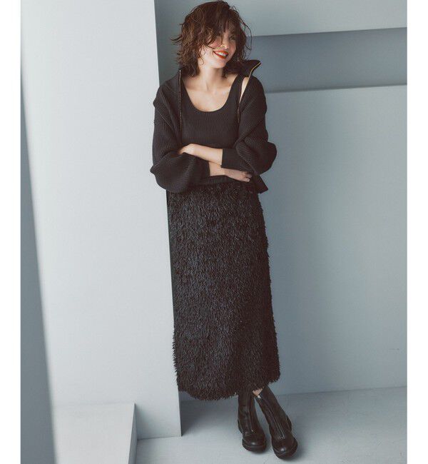 23区「【新色追加/見上愛さん着用】オーガニック コットンリブ タンクトップ」|タンクトップ|