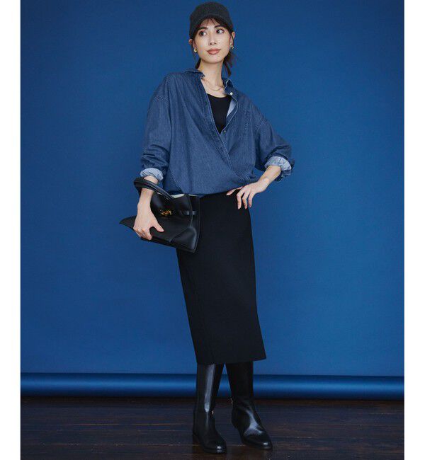 23区「【新色追加/見上愛さん着用】オーガニック コットンリブ タンクトップ」|タンクトップ|