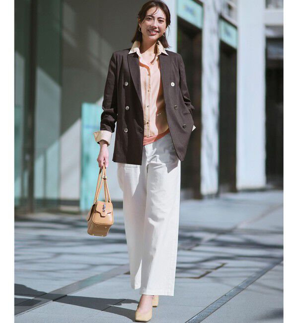 23区「【新色追加/見上愛さん着用】オーガニック コットンリブ タンクトップ」|タンクトップ|