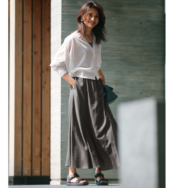 23区「【新色追加/見上愛さん着用】オーガニック コットンリブ タンクトップ」|タンクトップ|