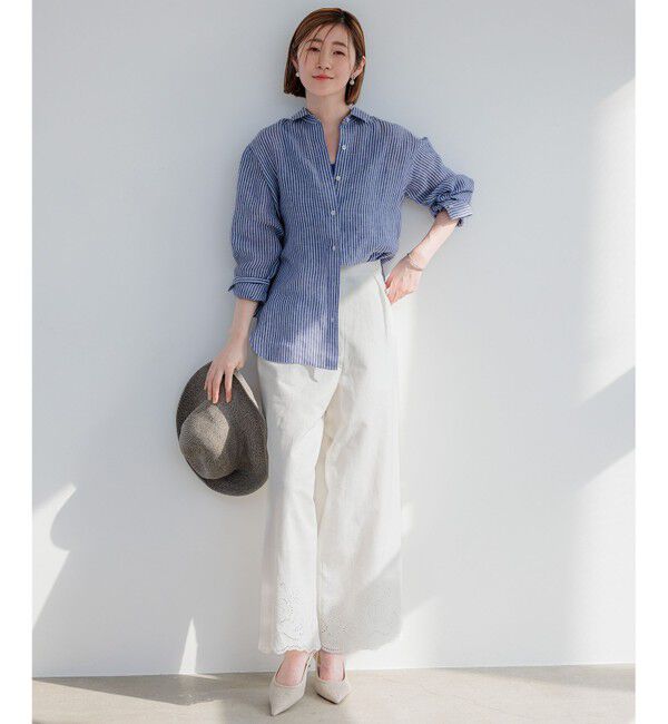 23区「【新色追加/見上愛さん着用】オーガニック コットンリブ タンクトップ」|タンクトップ|