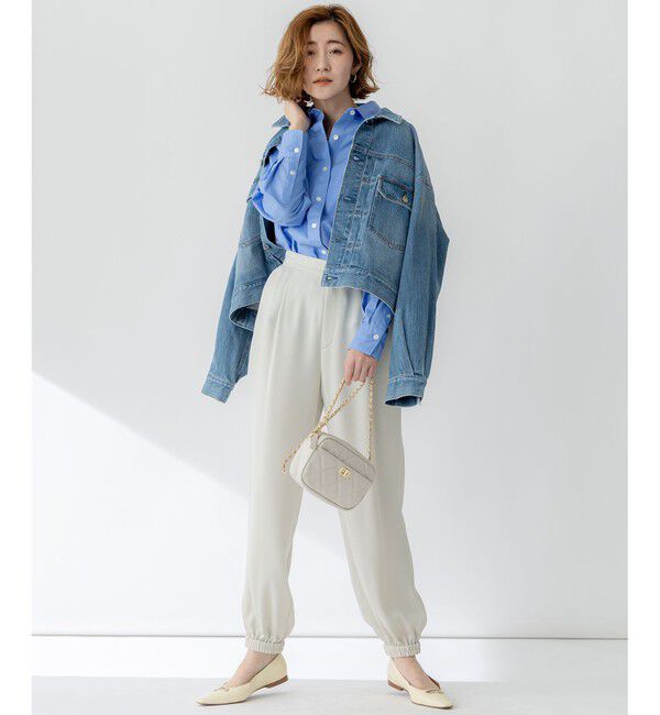 23区「【Oggi3月号掲載/RED CARD TOKYO&times;23区】ショート丈 デニム ジャケット」|デニムジャケット|