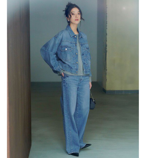 23区「【Oggi3月号掲載/RED CARD TOKYO&times;23区】ショート丈 デニム ジャケット」|デニムジャケット|