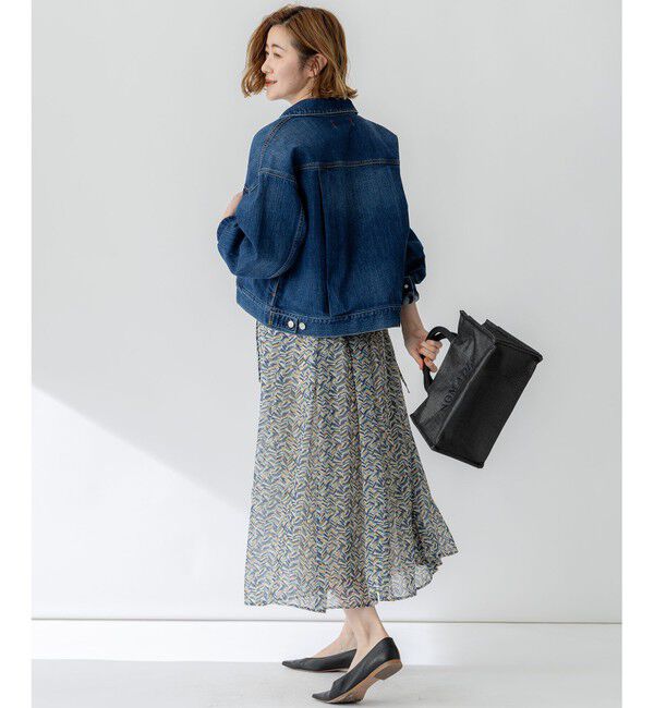 23区「【Oggi3月号掲載/RED CARD TOKYO&times;23区】ショート丈 デニム ジャケット」|デニムジャケット|