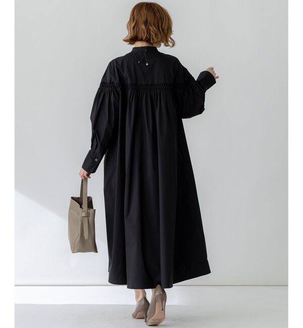 23区「【洗える】コンパクトライトクロス ピンタック ワンピース」|ワンピース|