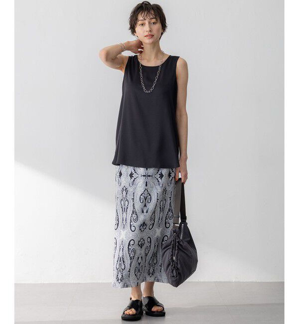 23区「【新色追加/Oggi掲載】ミスティサテン タンクトップ」|タンクトップ|