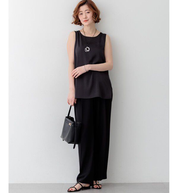 23区「【新色追加/Oggi掲載】ミスティサテン タンクトップ」|タンクトップ|