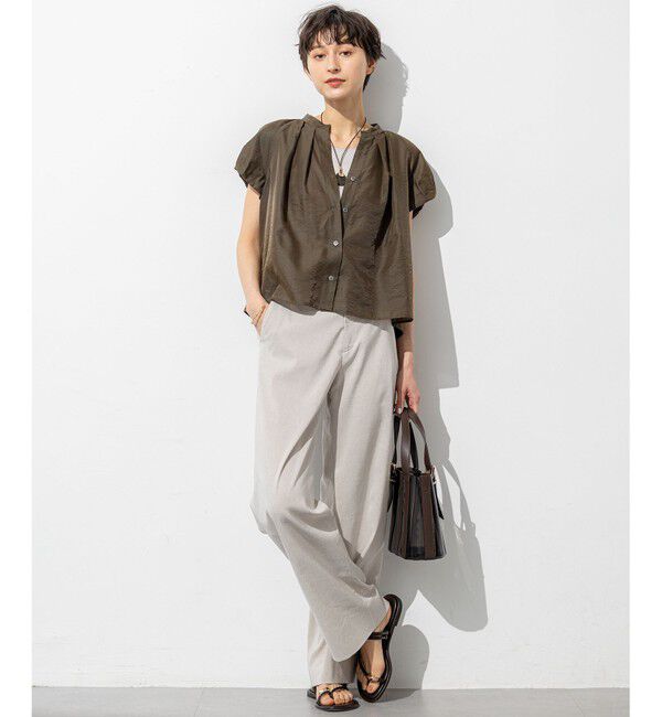 23区「【新色追加/Oggi掲載】ミスティサテン タンクトップ」|タンクトップ|