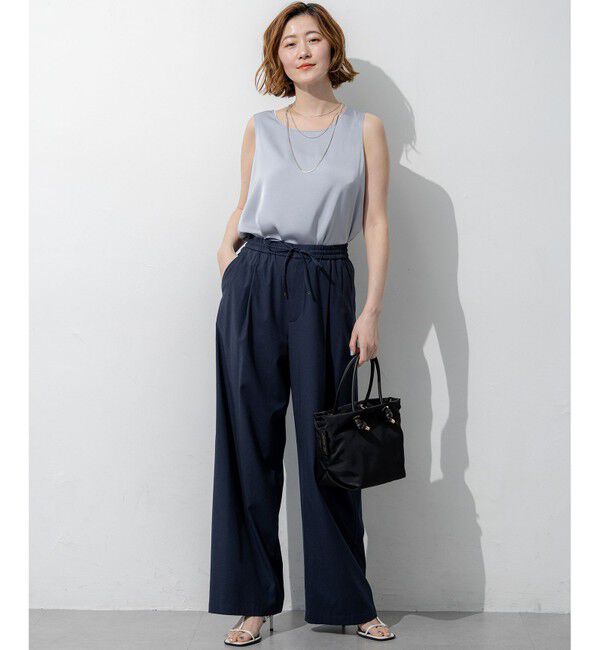 23区「【新色追加/Oggi掲載】ミスティサテン タンクトップ」|タンクトップ|