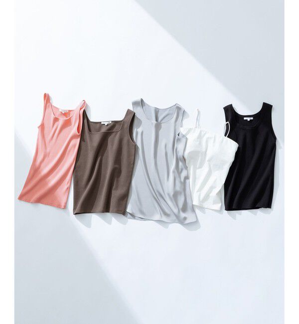 23区「【新色追加/Oggi掲載】ミスティサテン タンクトップ」|タンクトップ|