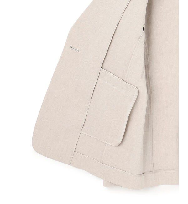 23区「【洗える】リネンレーヨンストレッチ テーラード ジャケット」|テーラードジャケット|