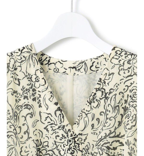 23区「【洗える】アンティークフラワープリント ワンピース」|ワンピース|