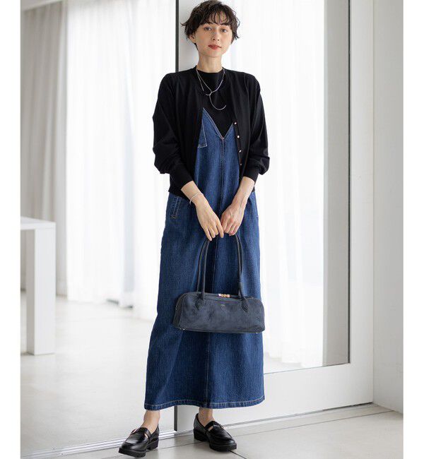 23区「【RED CARD TOKYO&times;23区】デニム サロペット ワンピース」|ワンピース|