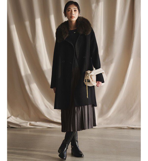 23区「【滝沢眞規子さん着用/VERY掲載】 MANTECOPure リバー チェスターコート」|チェスターコート|