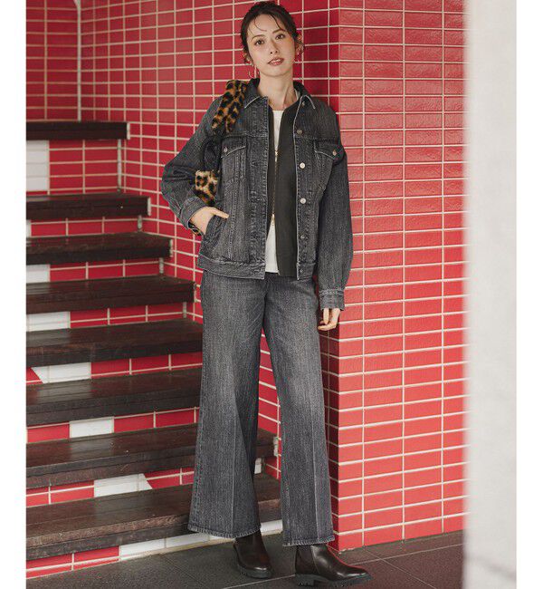 23区「【滝沢眞規子さん着用/RED CARD TOKYO&times;23区】オーバーサイズ デニム ジャケット」|デニムジャケット|