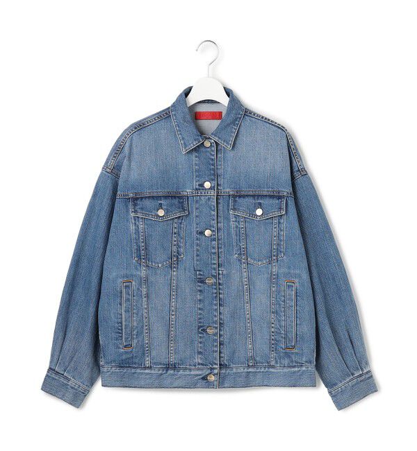 23区「【滝沢眞規子さん着用/RED CARD TOKYO&times;23区】オーバーサイズ デニム ジャケット」|デニムジャケット|
