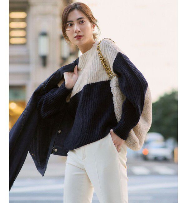 23区「【滝沢眞規子さん着用/RED CARD TOKYO&times;23区】オーバーサイズ デニム ジャケット」|デニムジャケット|