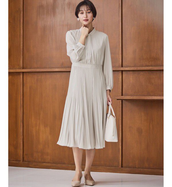 23区「【洗える】クリスタルアムンゼン ウエスト切り替え ワンピース」|ワンピース|