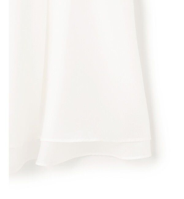 23区「ナチュラルコットンベア シアーペプラム タンクトップ」|タンクトップ|