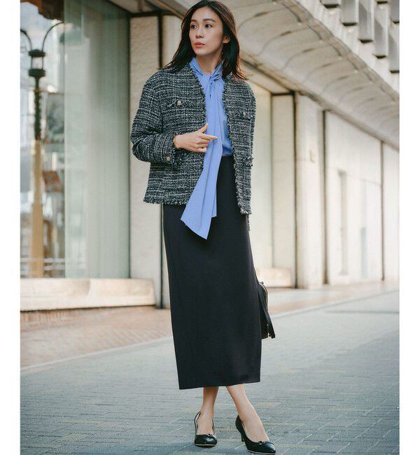 23区「GIOLICAツイード ジャケット」|テーラードジャケット|