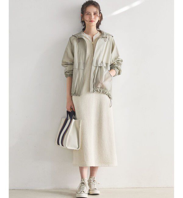 23区「【SLOW/一部店舗限定】ハイゲージテリー ハーフジップ ワンピース」|ワンピース|