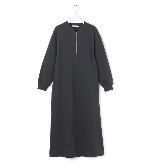 23区「【SLOW/一部店舗限定】ハイゲージテリー ハーフジップ ワンピース」|ワンピース|