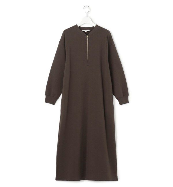 23区「【SLOW/一部店舗限定】ハイゲージテリー ハーフジップ ワンピース」|ワンピース|