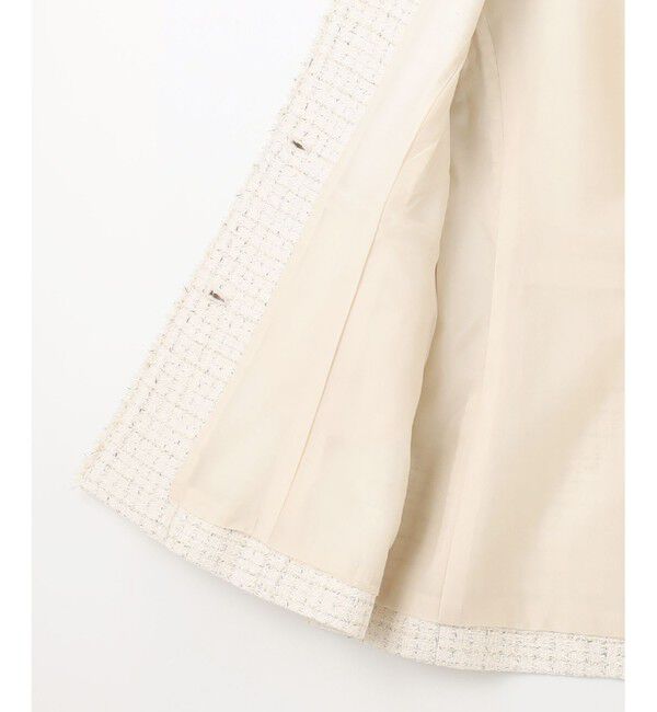 ANY SIS「ファンシーツイードペプラム ジレ」|その他|