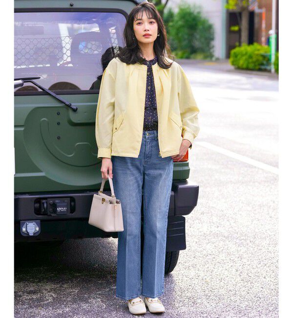 ANY SIS「【BAILA掲載/花粉リリース】スプリングコンフォート ブルゾン」|ブルゾン・スタジャン|