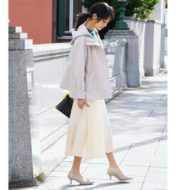 ANY SIS「【2WAY】エレカジストレッチ フーデットハーフ アウター」|その他|