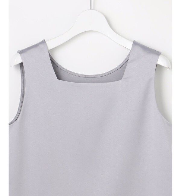 ANY SIS「【2WAY】サテン タンクトップ」|タンクトップ|