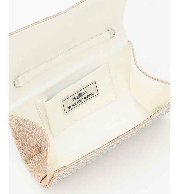 GRACE CONTINENTAL「ラインストーンクラッチバッグ」|クラッチバッグ|