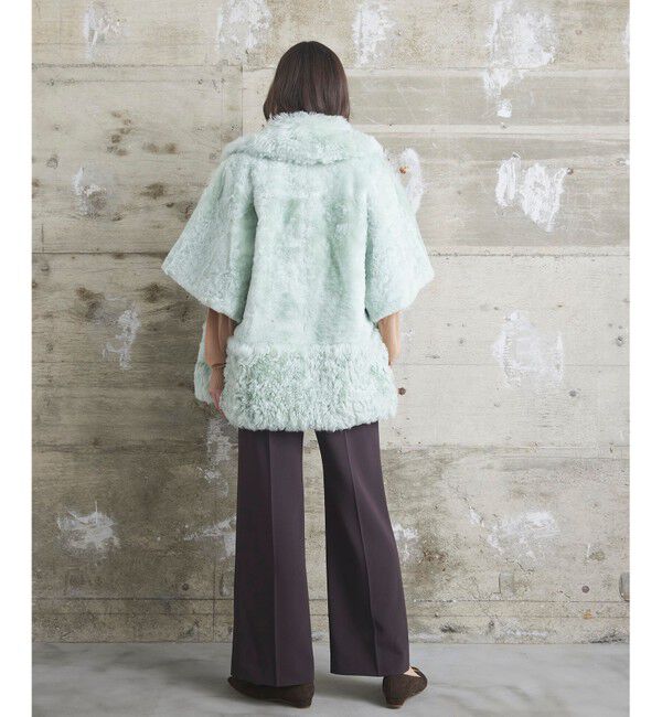 Grace Class「ムートンポンチョコート」|ポンチョ・ケープ|