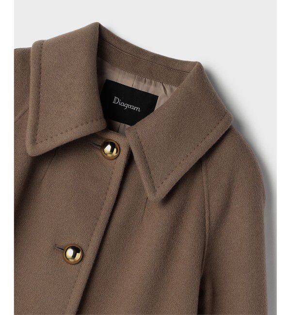 Diagram「ウールカシミヤリバーコート」|ステンカラーコート|