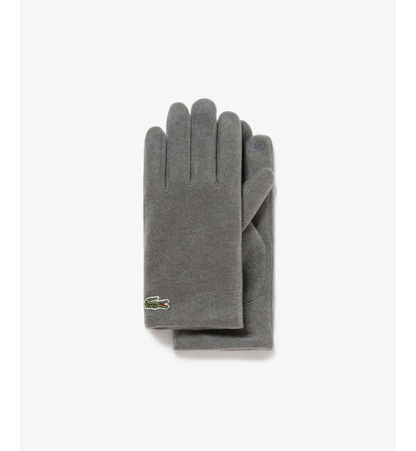 LACOSTE「サスティナブルジャージグローブ」|手袋|