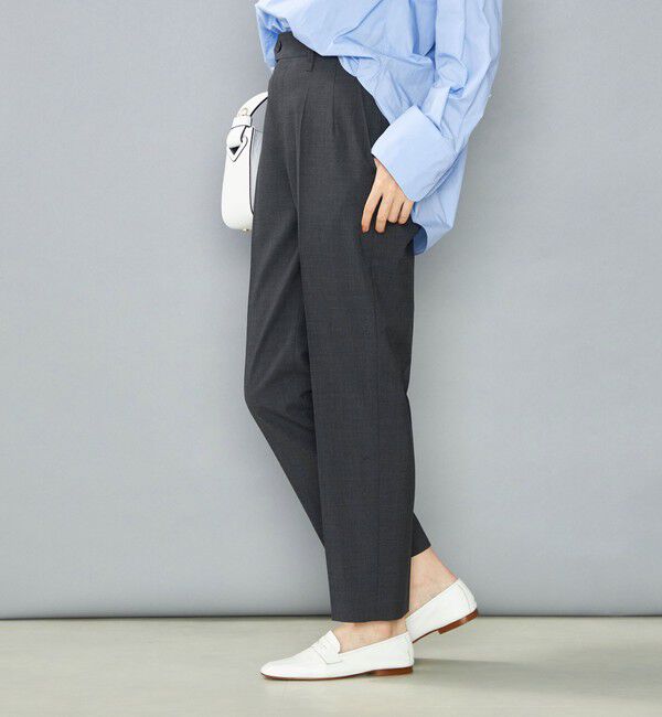 NOLLEY'S「NMPウールトロテーパードパンツ」|チノ|