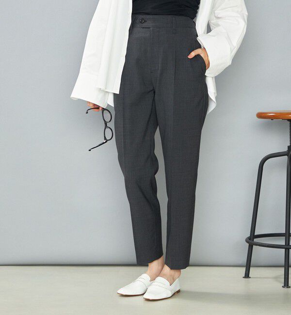 NOLLEY'S「NMPウールトロテーパードパンツ」|チノ|