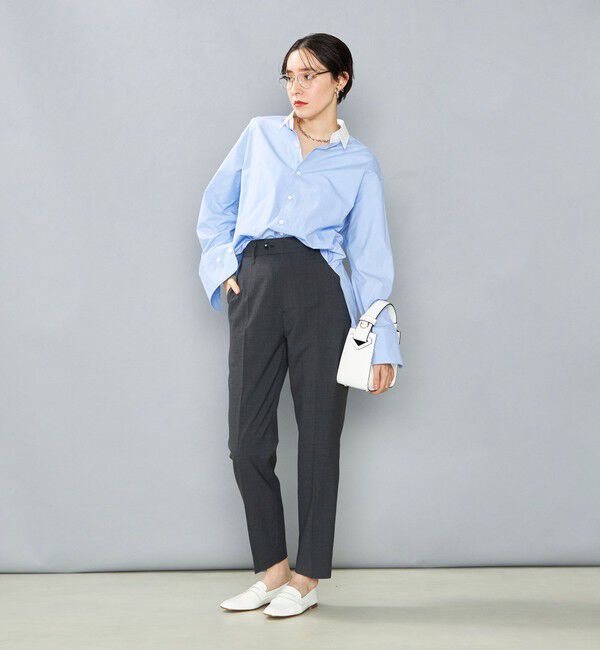 NOLLEY'S「NMPウールトロテーパードパンツ」|チノ|