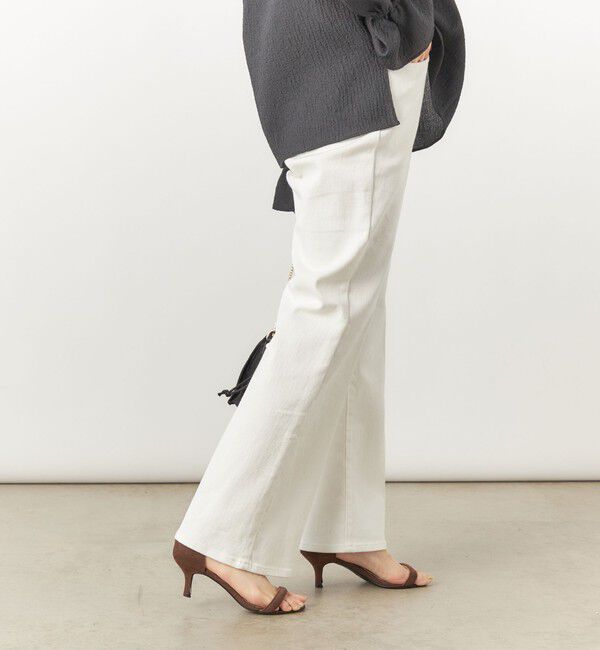 Rie Miller「【RM denim】センタープレスハイウエストデニム」|デニム|