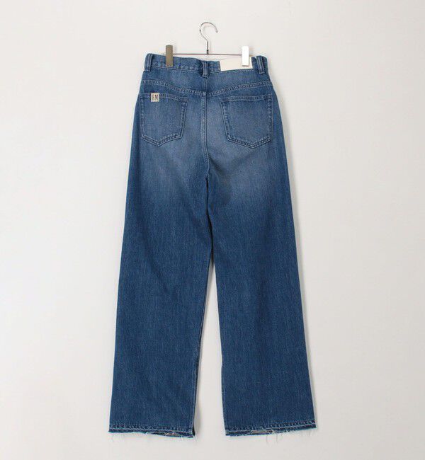 Rie Miller「【RM denim】スリットフレアハイウエストデニム」|デニム|
