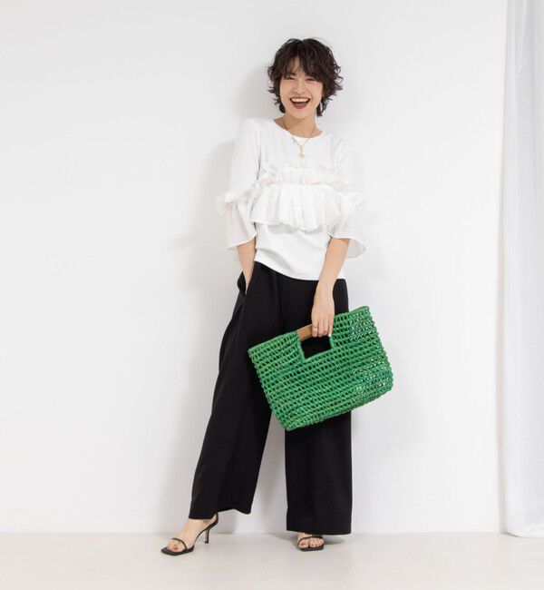 NOLLEY'S「【BAGMATI/ バグマティ】ラフィアかごバッグ【PR林☆別注アイテム】」|かごバッグ|