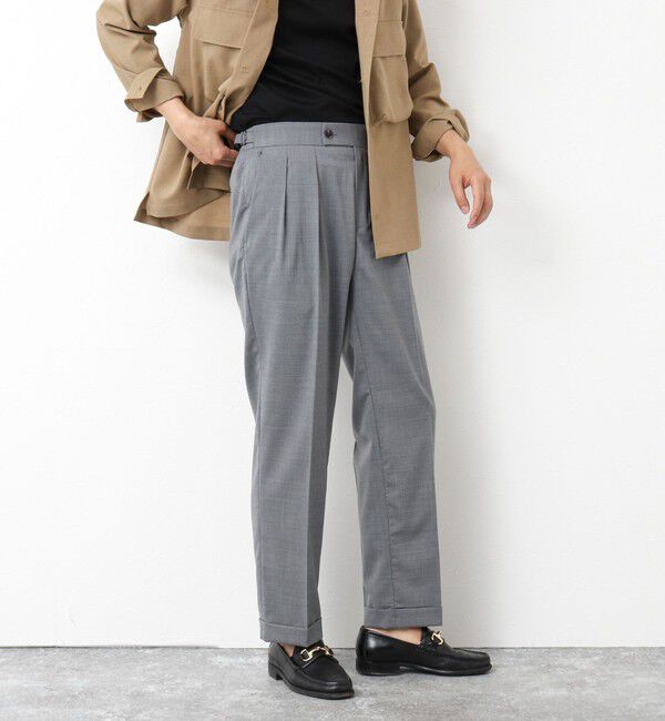 WORK ABOUT「NSN アジャスター付2タックスラックス 25SS」|スラックス|