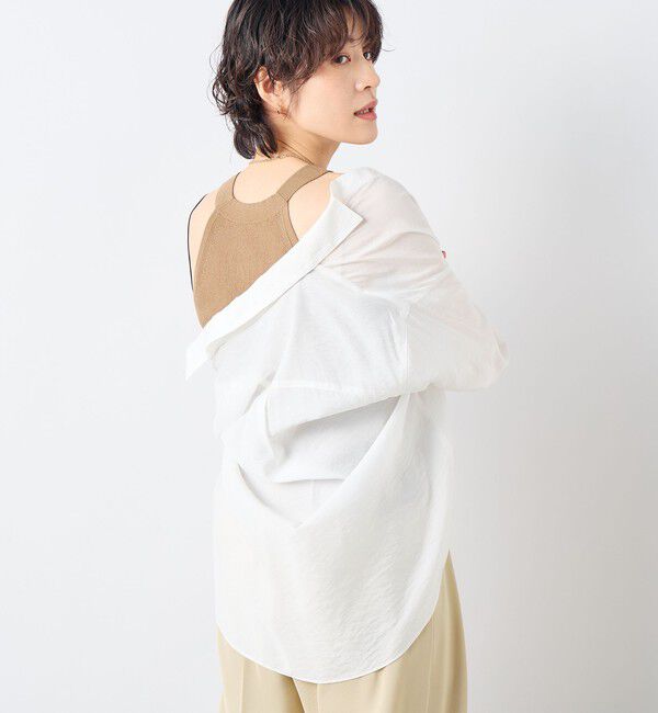 NOLLEY'S sophi「《アンサンブル対応》《手洗い可能》イタリー糸ホルターネックタンクトップ」|タンクトップ|