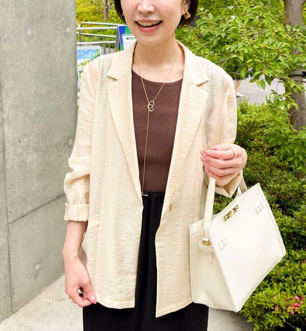 NOLLEY'S sophi「ウォッシャブルシアーシルクライトジャケット」|テーラードジャケット|