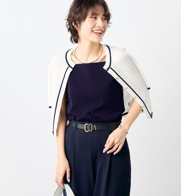 NOLLEY'S「《手洗い可能》総針オトナタンクトップ」|タンクトップ|