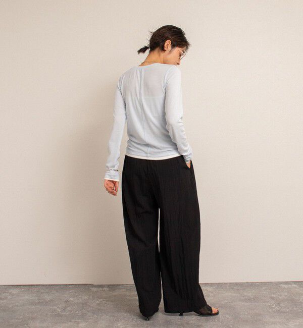 NOLLEY'S「【MAQWEL/マクウェル】レイヤードライクロンT」|Tシャツ・カットソー|